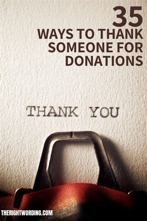 35 Sincere Donation Thank You Message Examples .